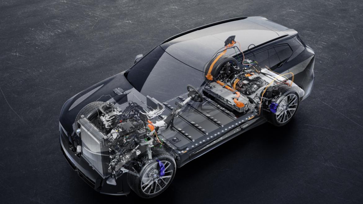 Le BMW iX5 engin